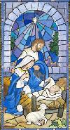 Joseph, Mary, and Jesus Christmas Card